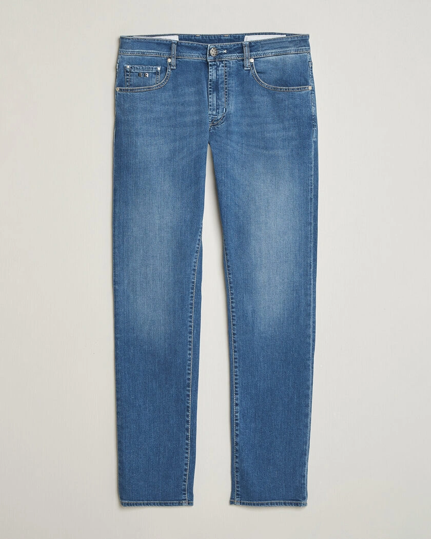 Tramarossa Michelangelo Stretch Jeans Light Blue – Blå