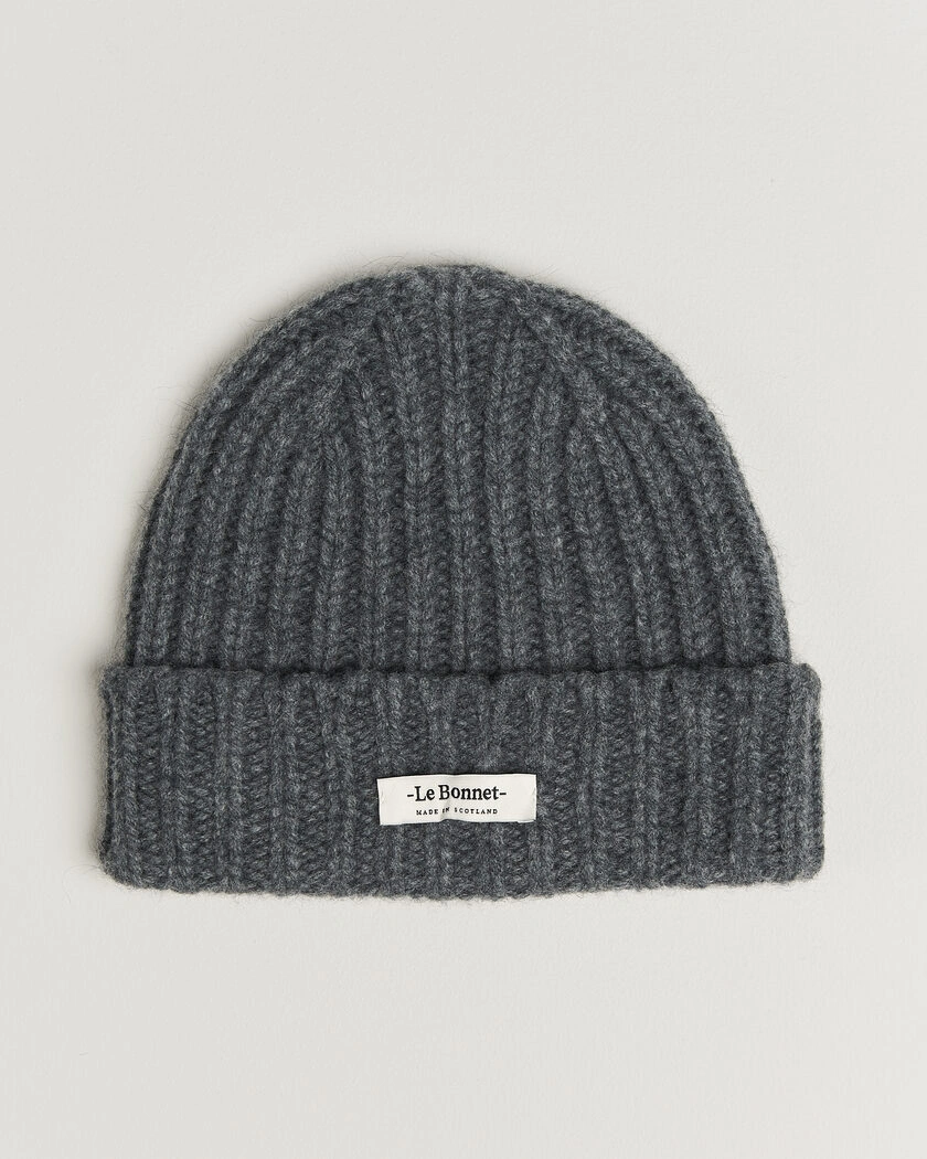 Le Bonnet Le Grand Logo Slate Grey – Grå