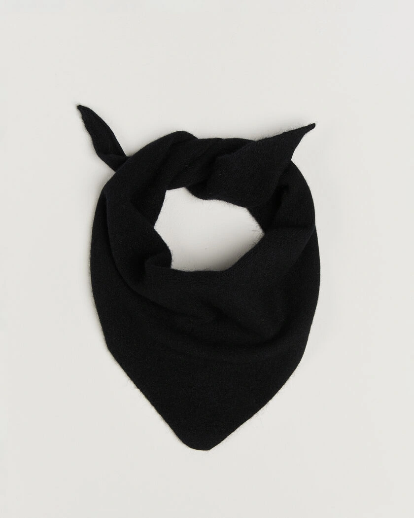 Le Bonnet Lambswool/Caregora Bandana Onyx – Svart