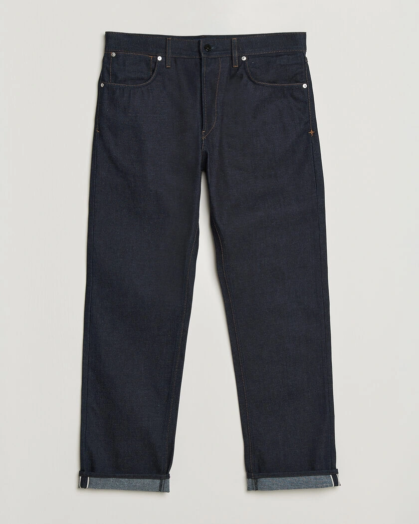 Stone Island Regular Straight Fit Selvedge Jeans Blue Raw – Blå