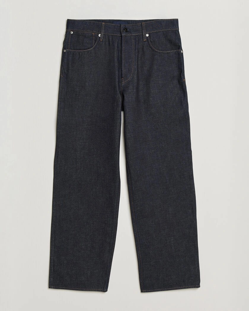 Stone Island Loose Fit Jeans Blue Raw – Blå