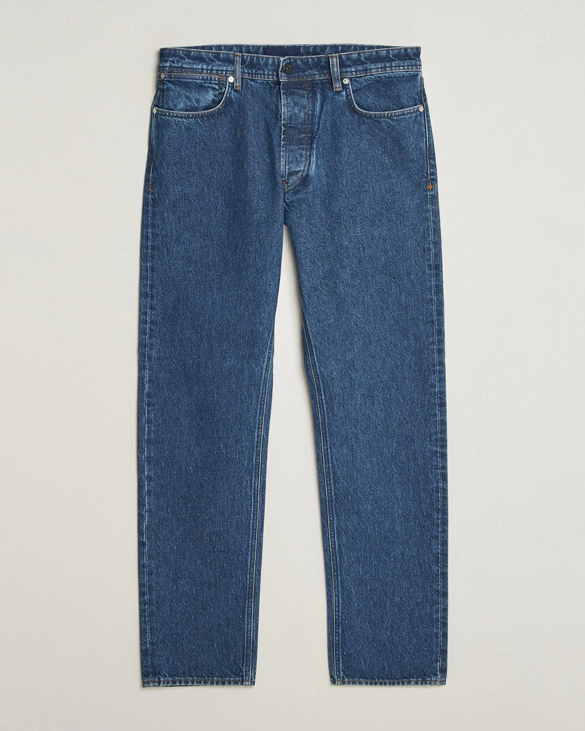 Stone Island Regular Straight Fit Indigo Jeans Blue Medium Wash – Blå