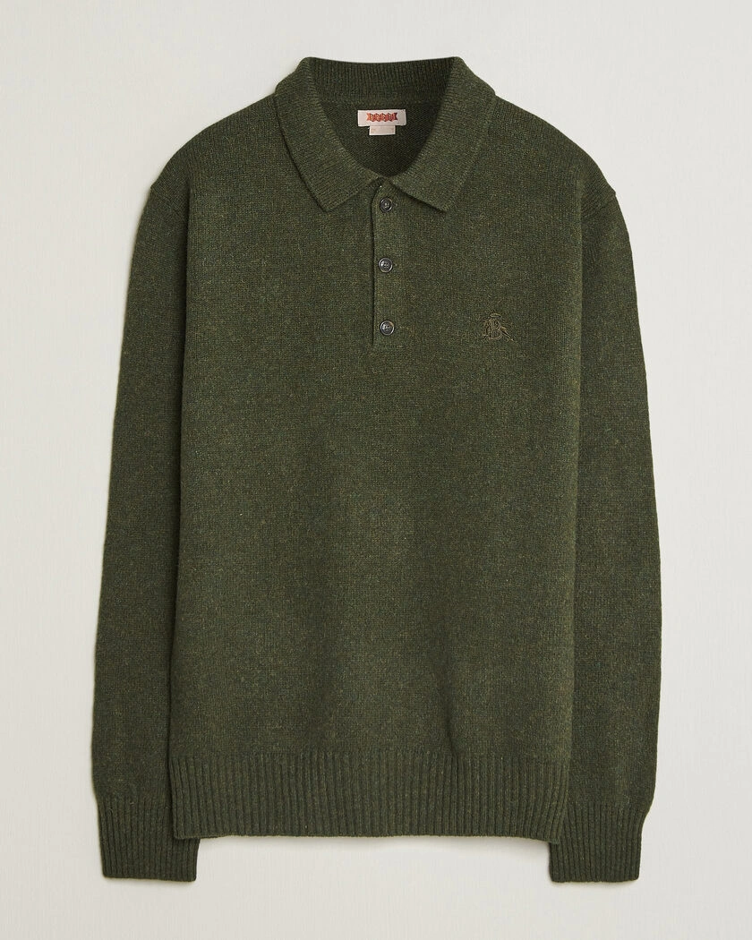 Baracuta Shetland Polo Beech – Grön