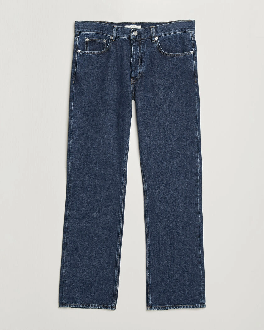 Sunflower Low Straight Jeans Blue Wash – Blå