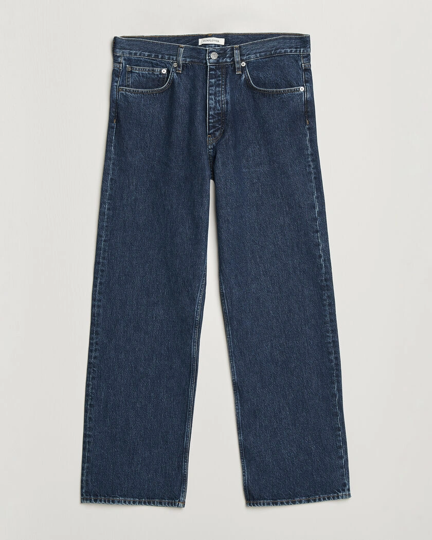 Sunflower Loose Jeans Blue Wash – Blå
