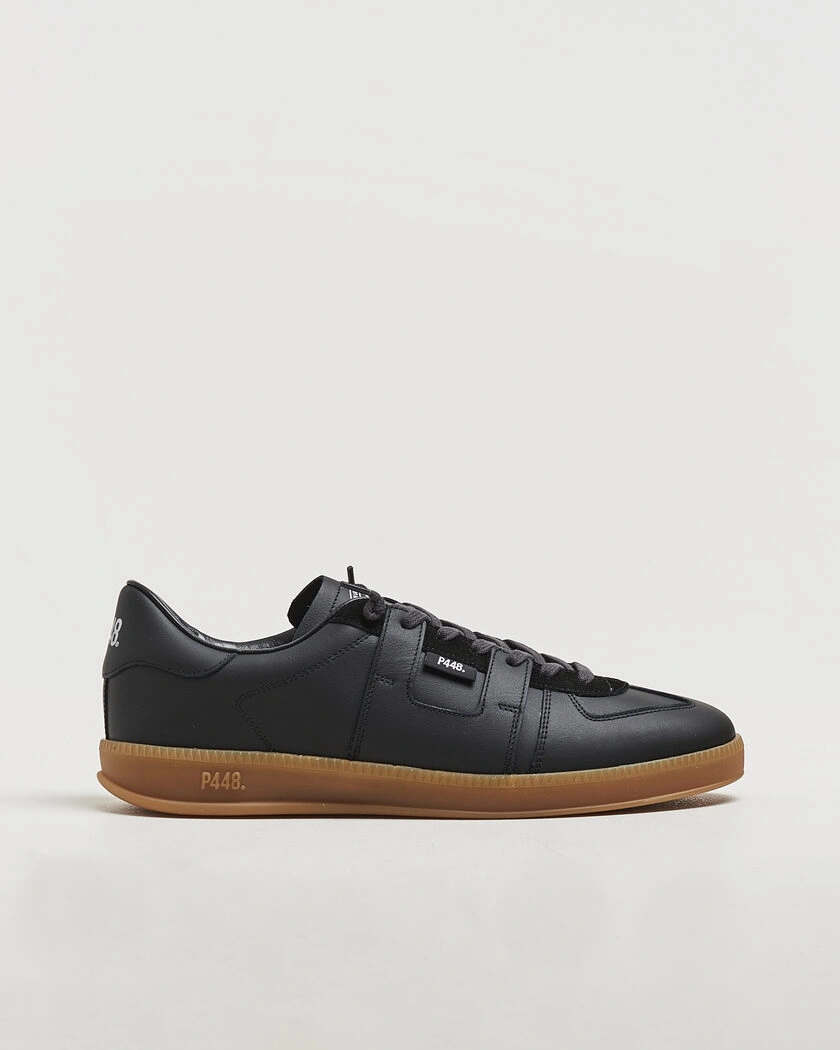 P448 Monza Leather/Suede Sneaker Black – Svart