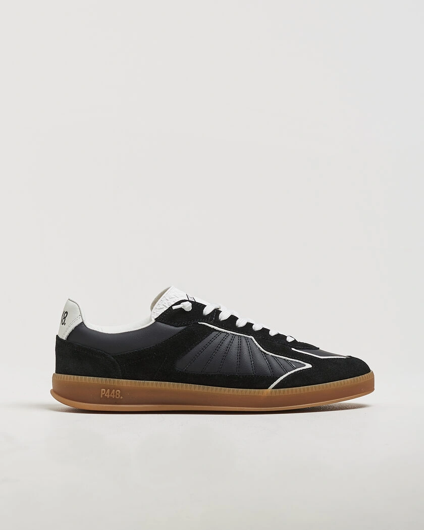 P448 Marte Leather/Suede Sneaker Black – Svart