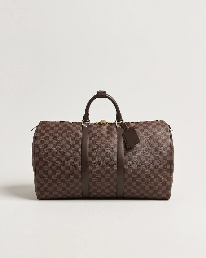 Louis Vuitton Pre-Owned Keepall 50 Damier Ebene – Brun