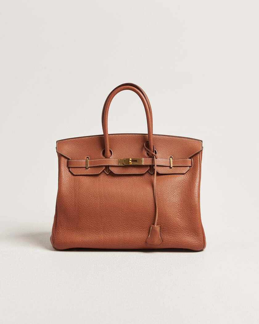 Hermès Pre-Owned Birkin 35 Togo Leather Cognac Brown – Brun