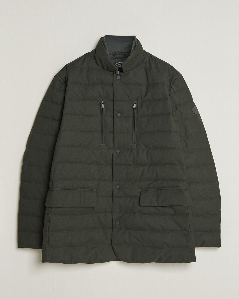 Save The Duck Felipe Padded Flannel Jacket Green Black – Grön