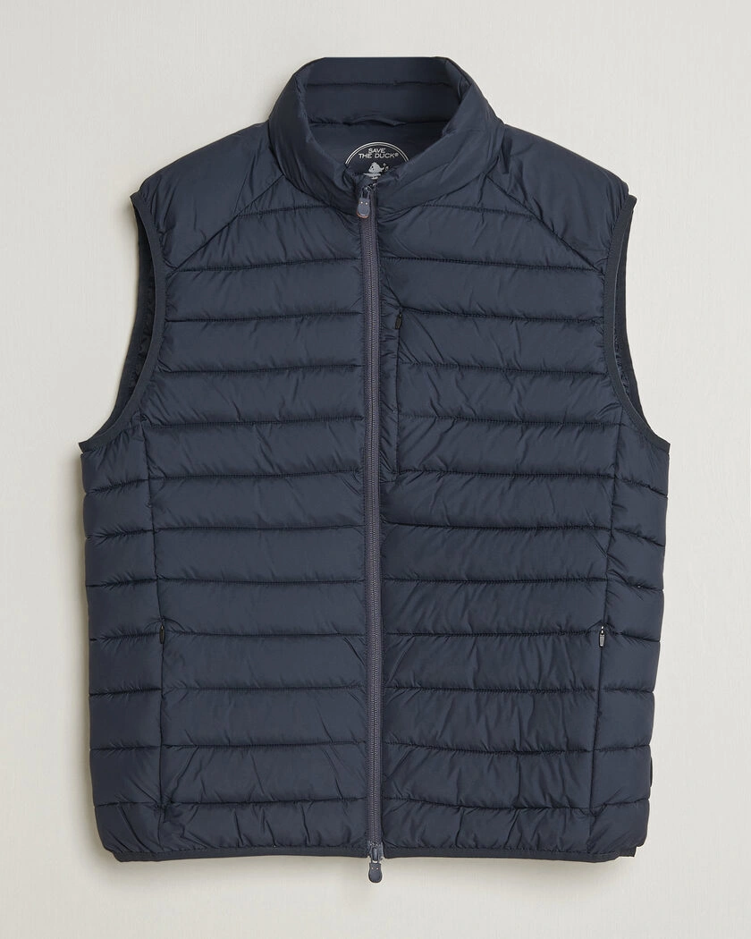 Save The Duck Rhus Matt Lightweight Vest Blue Black – Svart