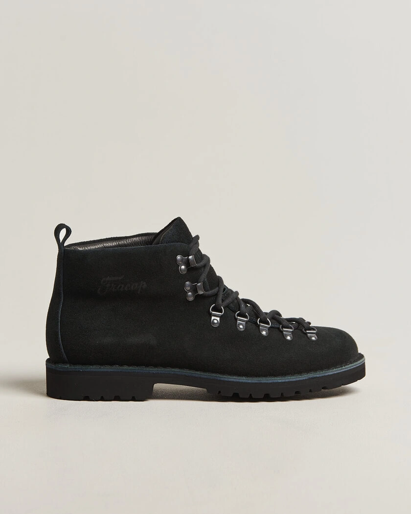 Fracap M120 Suede Boot Black  – Svart