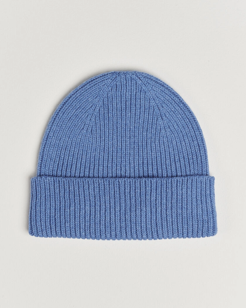 Colorful Standard Merino Wool Beanie Pacific Blue – Blå