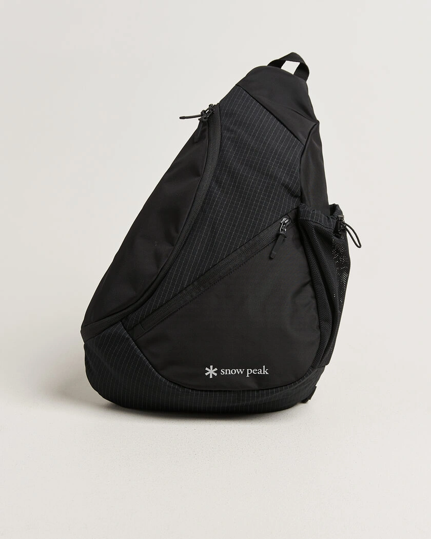 Snow Peak Grid Sling Bag Black – Svart