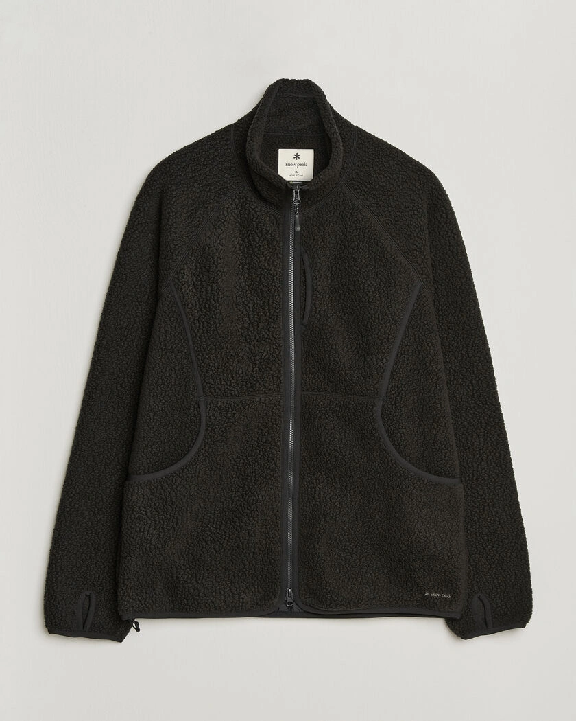 Snow Peak Thermal Boa Fleece Jacket Black – Svart