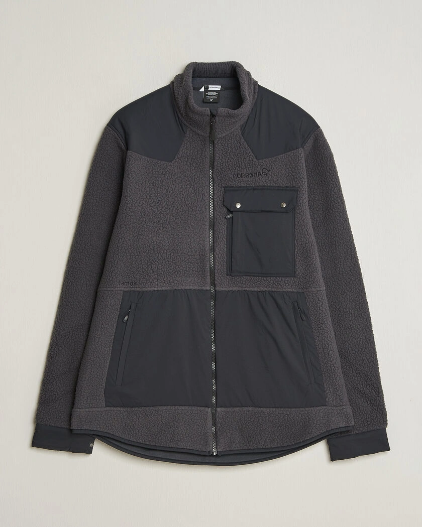 Norrøna Tamok Warm3 Fleece Jacket Phantom – Svart