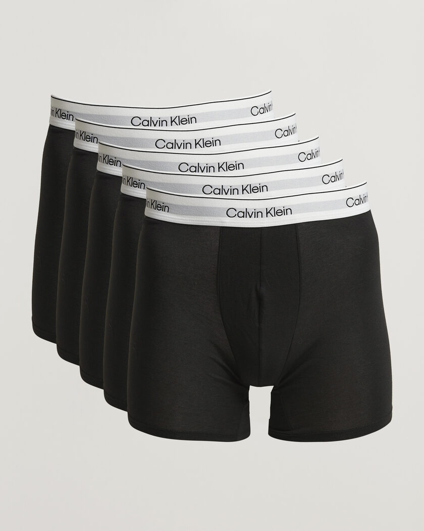 Calvin Klein 5-Pack Micro Stretch Boxer Brief Black – Svart