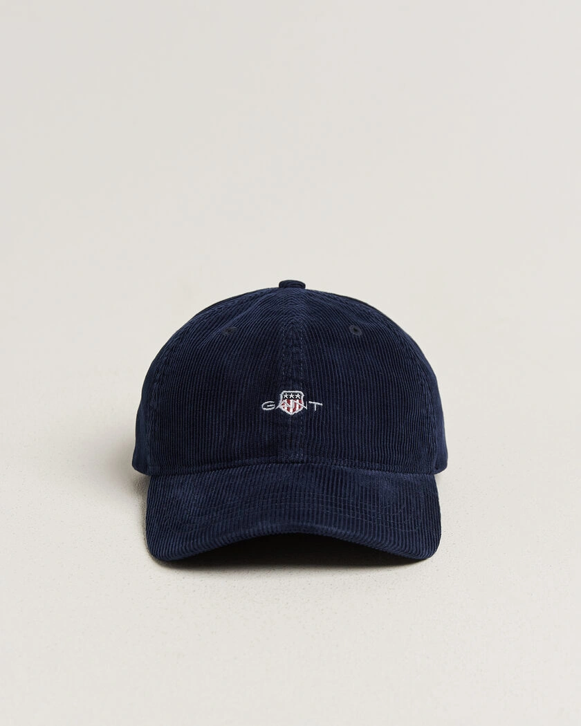 Gant Corduroy Cap Marine – Blå