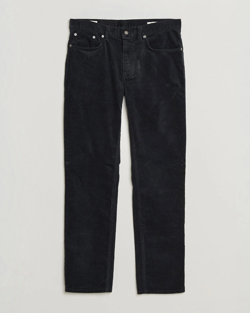 Gant Regular Fit Corduroy 5-Pocket Pants Black – Svart