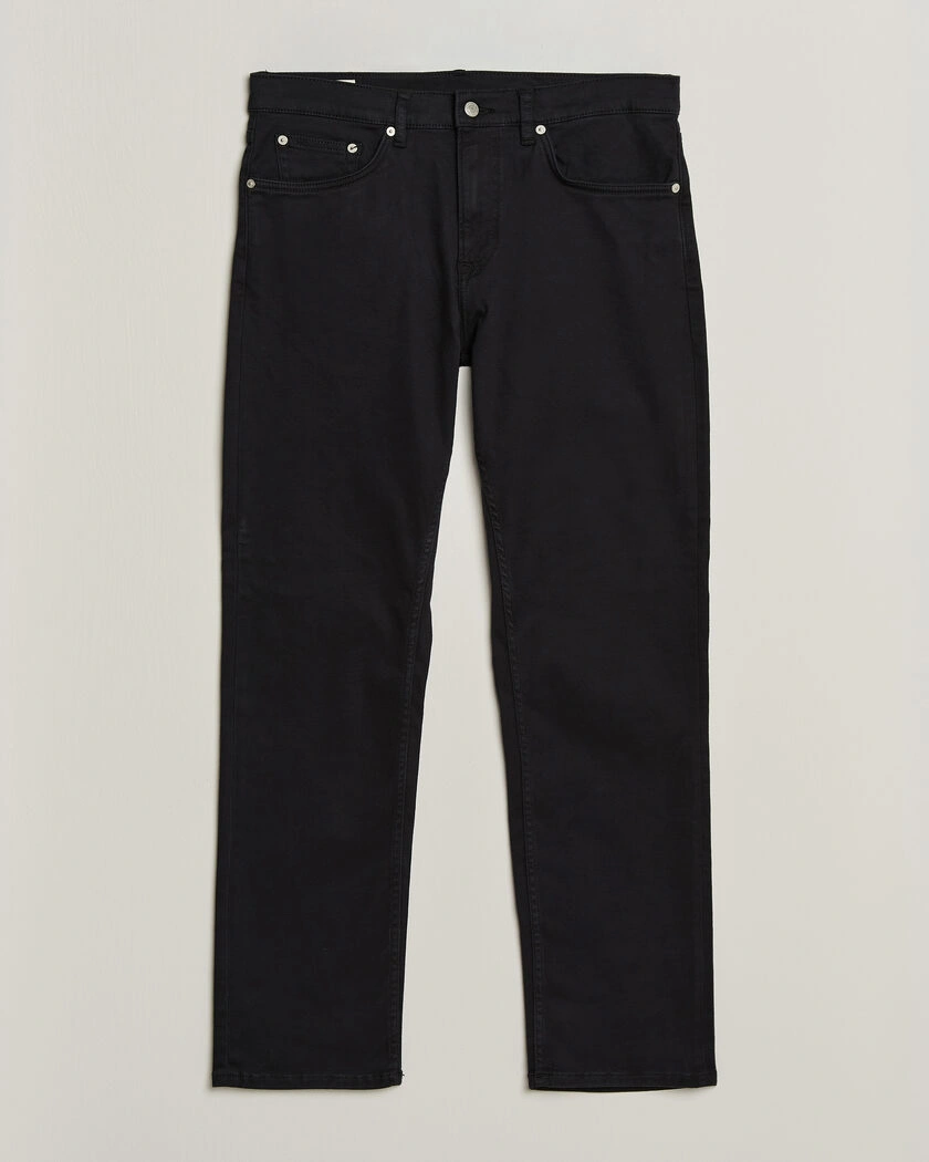 Gant Regular Fit Moleskin 5-Pocket Pants Black – Svart