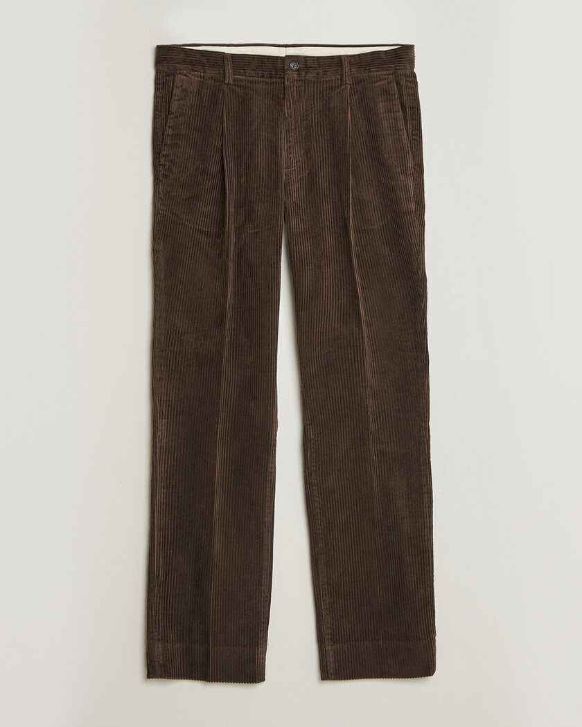 Gant Corduroy Trousers Black Brown – Brun