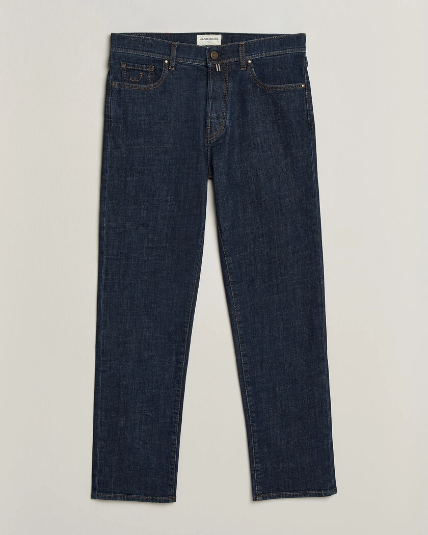 Jacob Cohën Edos Regular Straight Fit Jeans Dark Blue – Blå