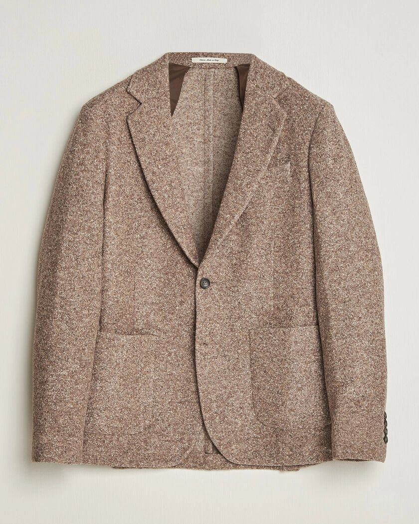 Gant Wool/Silk Jersey Blazer Clay Beige – Beige