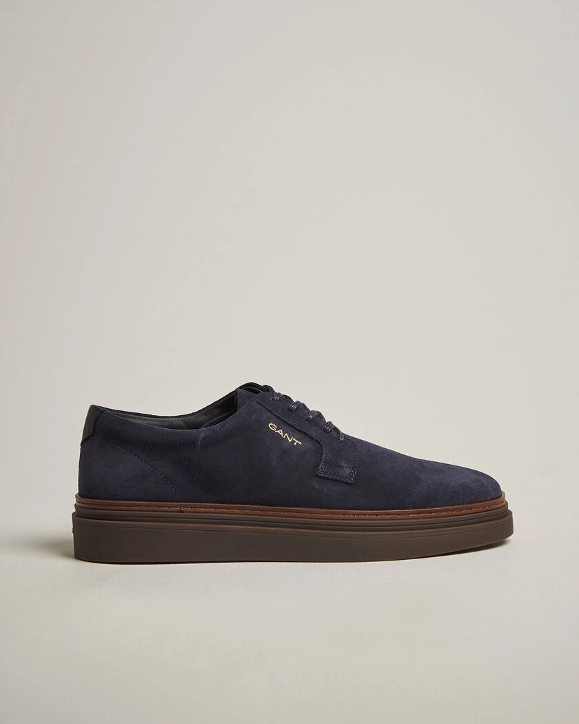 Gant Kinzoon Suede Derby Sneaker Marine – Blå