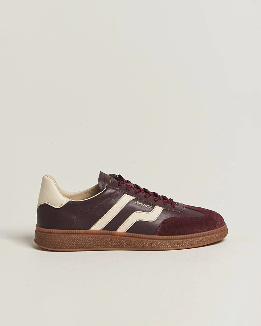 Gant Cuzmo Leather/Suede Sneaker Port Wine – Röd