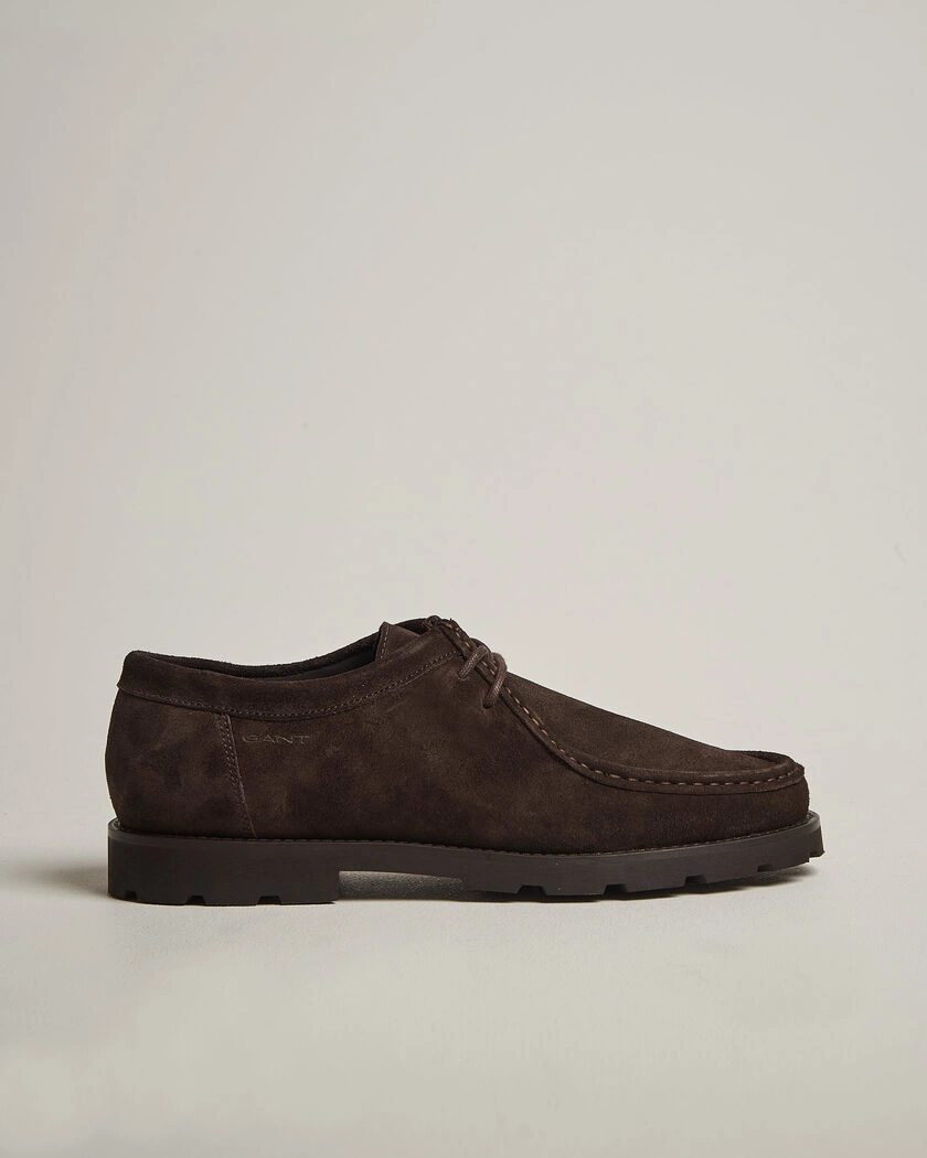 Gant Tratton Suede Derby Espresso Brown – Brun