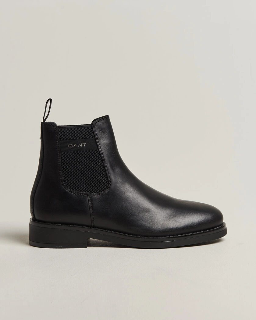 Gant Prepdale Leather Chelsea Boot Black – Svart