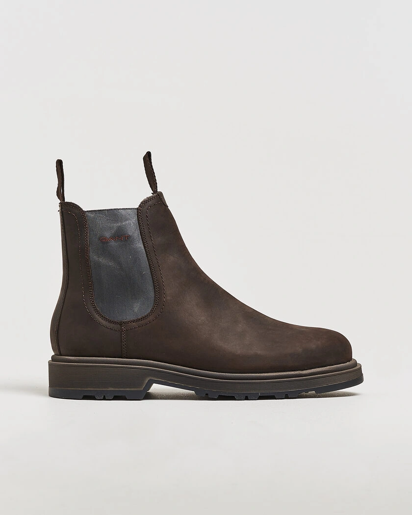 Gant Blisdor Nubuck Chelsea Boot Dark Brown – Brun