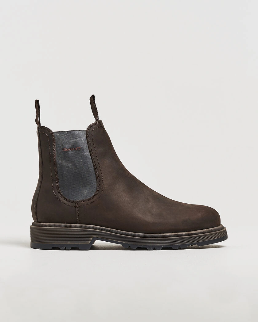 Gant Blisdor Nubuck Chelsea Boot Dark Brown – Brun