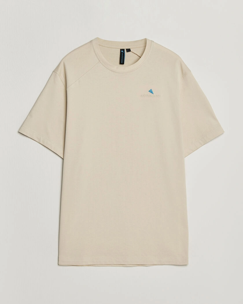 Klättermusen Root Logo T-Shirt Clay – Vit
