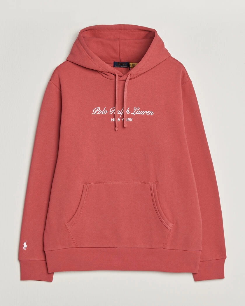 Polo Ralph Lauren RL NY Hoodie Nuntucket Red – Röd