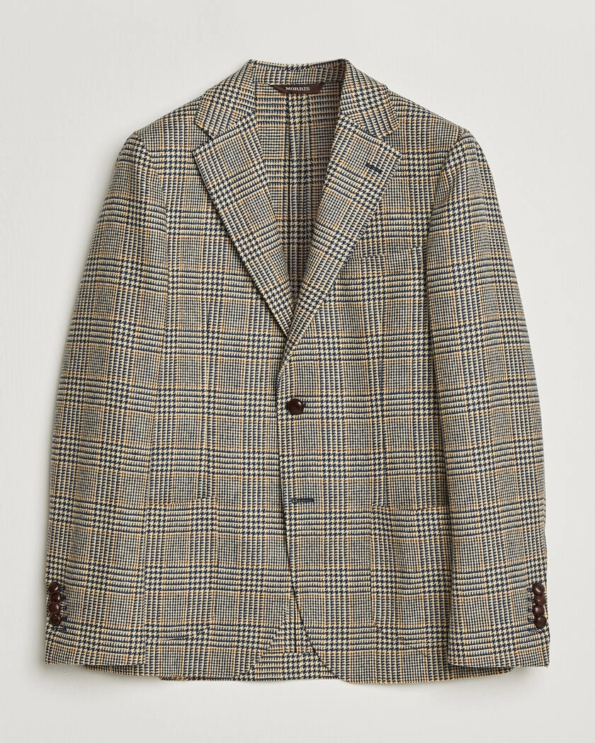 Morris Merino Cashmere Blazer Blue – Blå