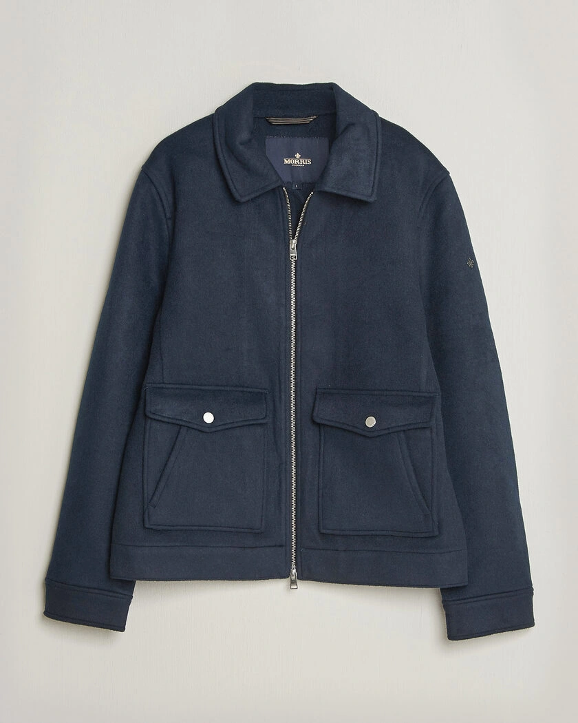 Morris Wallace Wool Jacket Blue – Blå
