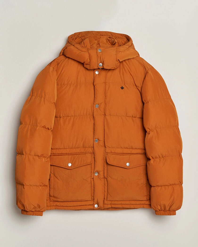 Morris Lennox Puffer Jacket Orange – Orange