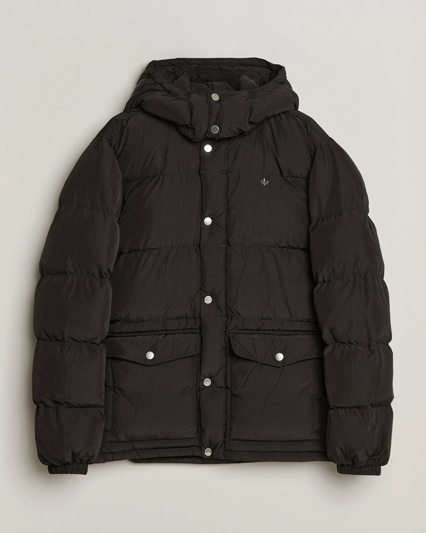 Morris Lennox Puffer Jacket Black – Svart