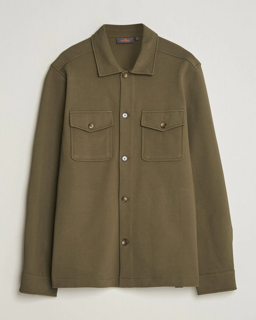 Morris Andrew Jersey Overshirt Olive – Grön