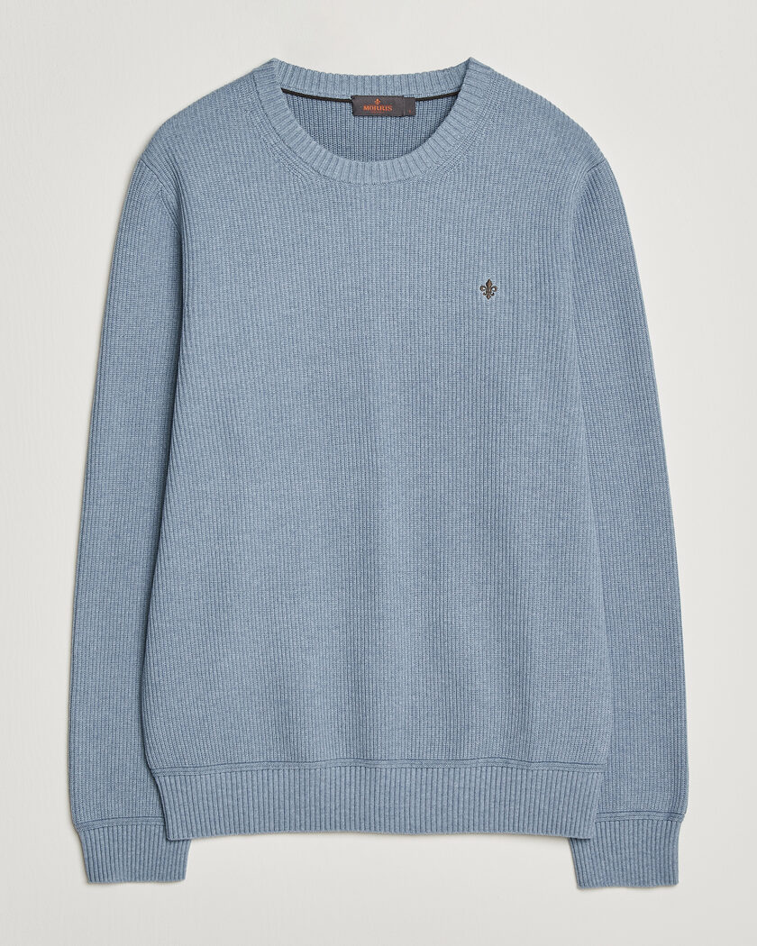 Morris Colin O-Neck Light Blue – Blå