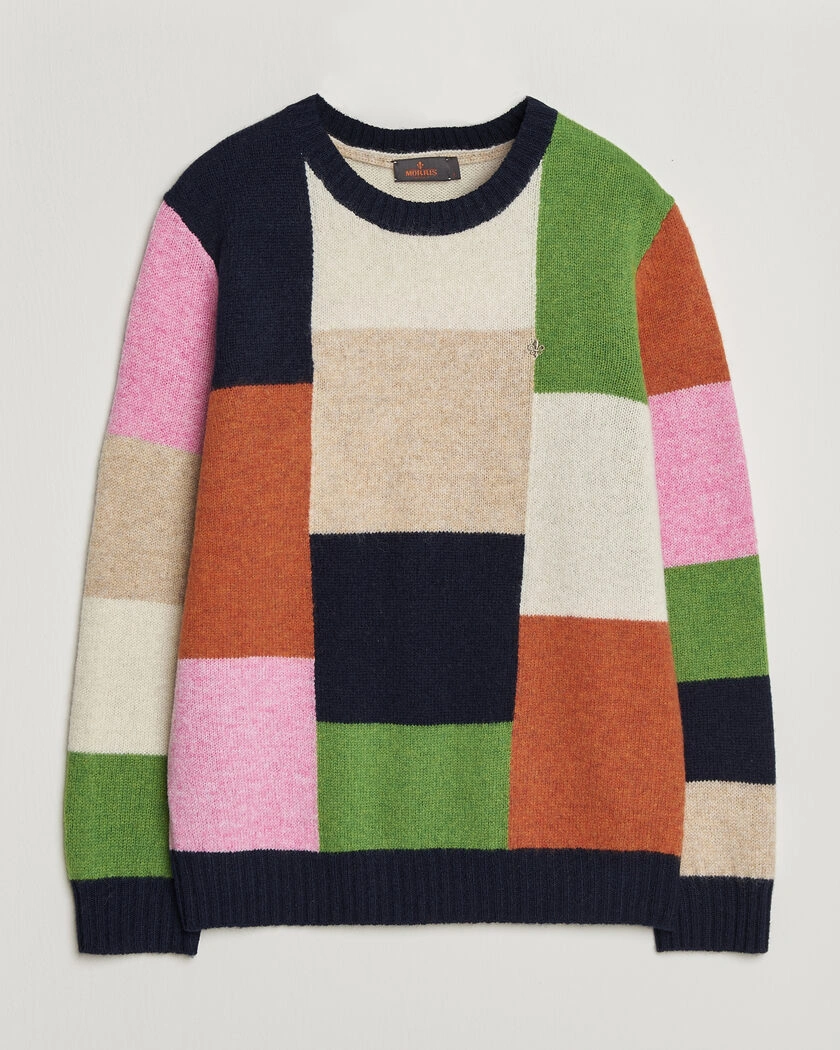 Morris Hubert Sweater Navy – Flerfärgad