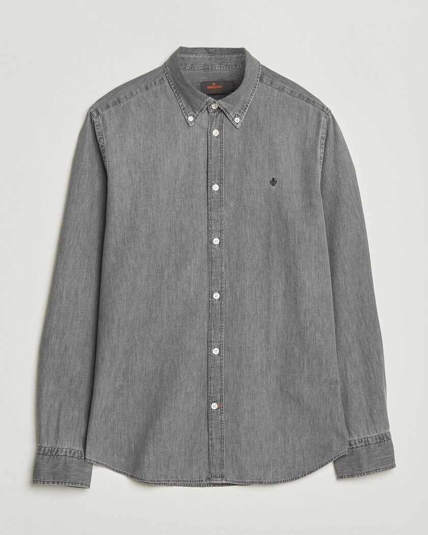 Morris Light Denim Shirt Grey – Grå