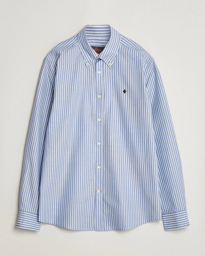 Morris Fine Oxford Shirt Blue – Blå