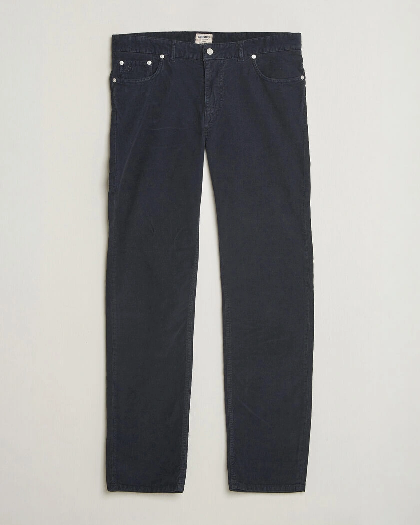 Morris James Cord 5-Pocket Pants Navy – Blå