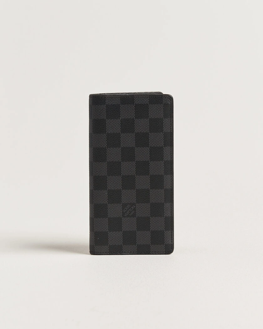 Louis Vuitton Pre-Owned Brazza Wallet Damier Graphite – Grå