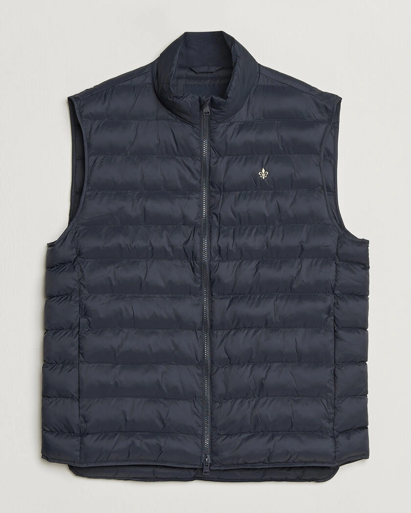 Morris Norfolk Liner Vest Blue – Blå
