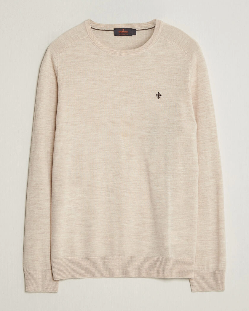 Morris Merino O-Neck Off White – Vit