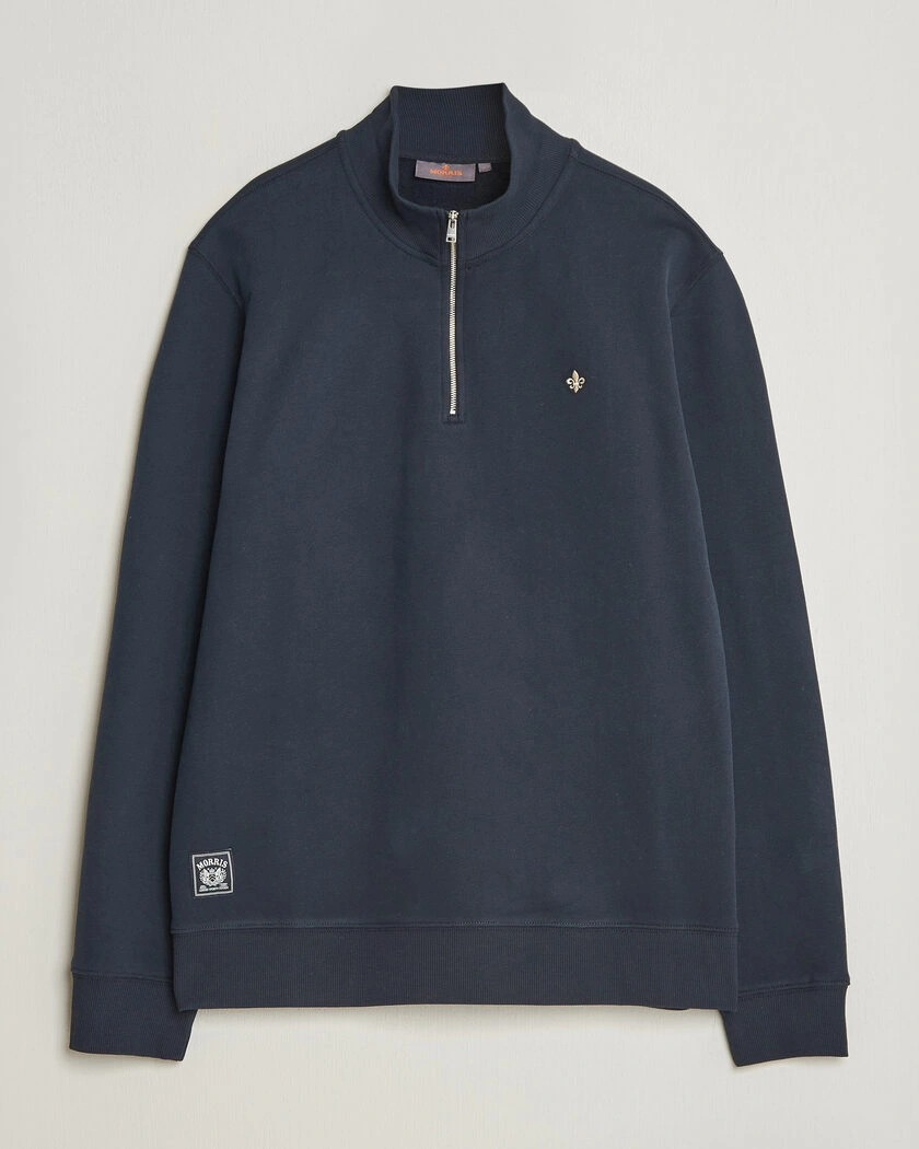  Morris Brandon Lily Half Zip Old Blue – Blå