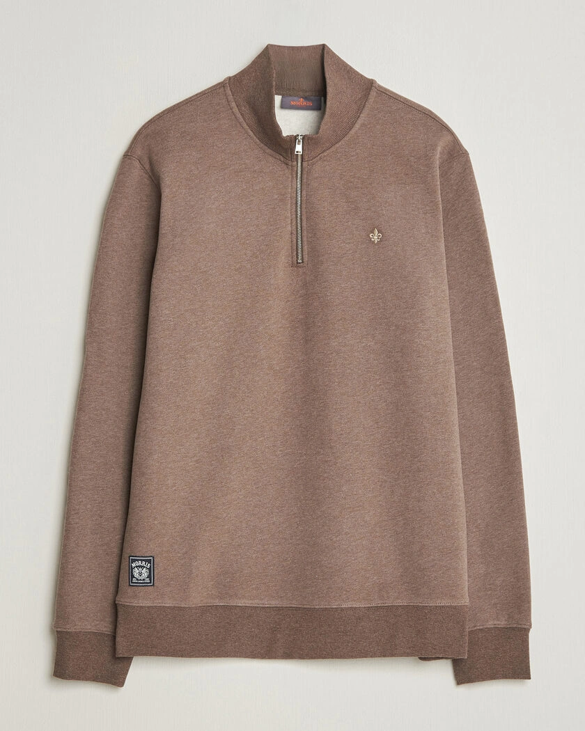 Morris Brandon Lily Half Zip Brown – Brun
